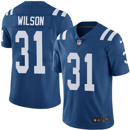 Indianapolis Colts #31 Limited Quincy Wilson Royal Blue Nike NFL Home Men Vapor Untouchable jerseys